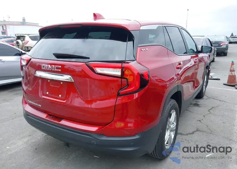 2022 GMC Terrain Fwd Sle from USA, damaged, VIN 3GKALMEV5NL207537